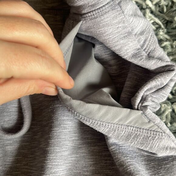 Athleta Techie Terry Skirt Gray MT Tall - Picture 4 of 6